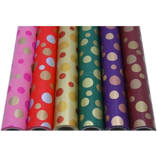 Colored for GIFT packing paper _Spotted patterns_